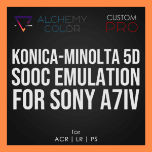 🜃 Alchemy Color Emulation Pro - Sony ILCE-A7IV to Konica-Minolta 5D