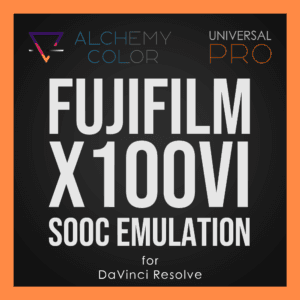 π Alchemy Color Emulation - Universal Pro - Fujifilm SOOC Color for DaVinci Resolve